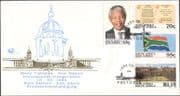 RSA-South Africa 1994 Nelson Mandela Inauguration/ People/ Building/ Flag 4v FDC (n18687a)