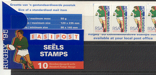 RSA / South Africa 1995 RUGBY / Sports bklt ref:n17201