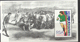 RSA / South Africa 1995 RUGBY / Sports m/s ref:s5640