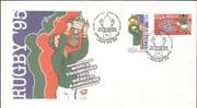 RSA - South Africa 1995 Rugby World Cup Championships/ Sports/ Games 2v FDC + Insert (n18687d)