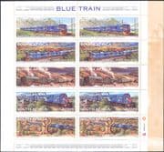 RSA - South Africa 1997 Blue Train/ Trains/ Railways/ Locomotives 10v bklt (s703v)