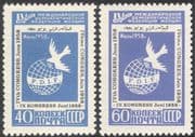Russia 1958 Dove/ Globe/ Birds/ Women/ Democracy/ Nature/ Animation 2v set (n33198)