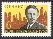 Russia 1962 O Henry/ Writer/ Authors/ Books/ Literature/ Writing/ People 1v (n42549)