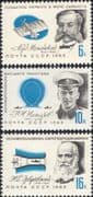 Russia 1963 Aviation Pioneers/ Planes/ Aircraft/ Flight/ Transport 3v set (n20514)