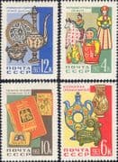 Russia 1963 Ceramics/ Dolls/ Crafts/ Books/ Pottery/ Art/ Craft/ Toys 4v set (ru1106)