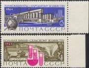Russia 1964 Chemical Industry/ Farming/ Tractors/Agriculture/ Factory 2v set (n28181)