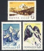 Russia 1964 Mountains / Nature / Climbing / Sport 3v (n29127)