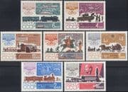 Russia 1965 Postal Transport/ Bus/ Trains/ Planes/ Mail Coach/ Lenin 7v set (ru1091)