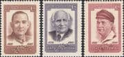Russia 1966 Sun Yat-sen/ Thalmann/ Pieck/ Politicians/ Leaders/ People 3v set (ru1097)