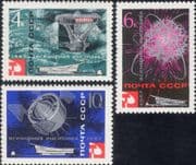 Russia 1967 EXPO/ World Fair /Space/ Atomic /Nuclear Energy/ Technology 3v set (ru1071)