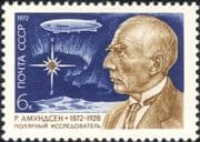 Russia 1972 Roald Amundsen/ Polar Explorers/ Airship/ Aviation/ Aurora/ Transport 1v (n11813)
