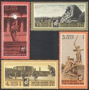 Russia 1973 Stalingrad / WWII / Battle / Statues / Memorial 4v set (n33984)