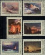 Russia 1974 Boats/ Ships/ Wrecks/ Art/ Artists/ Paintings/ Painters 6v set (ru1042)