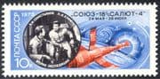 Russia 1975 Space Flight Link-up/ Soyuz/ Salyut/ Spacecraft/ Astronauts/ Cosmonauts 1v (n11763)