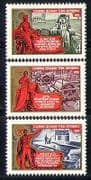 Russia 1976 Tractor / Factory / Energy / Building 3v (n30650)