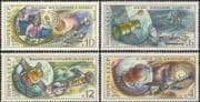 Russia 1976 Yuri Gagarin/ Space Flight/ Vostok/ Salyut/ Soyuz/ Ship 4v set (b4683)