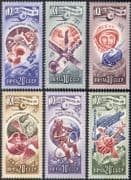 Russia 1977 Space Flight/ Apollo/ Soyuz/ Yuri Gagarin/ Vostok/ Astronauts 6v set (b4679)