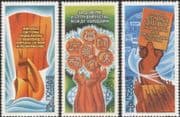 Russia 1979 Peace Programme/ Flags/ Books/ Science/ Arts/ Sports/ Films 3v set (n45073)