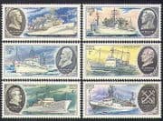 Russia 1979 Scientific Research Ships / Boats / Nautical / Transport 6v set (b4669)