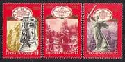 Russia 1980 Military / WWII / Soldiers / Army 3v set (n32309)