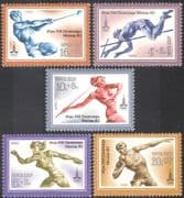Russia 1980 Olympic Games/ Olympics/ Sport/ Athletics/ Athletes 5v set (n17750)