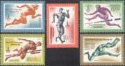 Russia 1980 Olympic Games/ Olympics/ Sports/ Athletes/ Athletics 5v set (n17751)