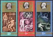 Russia 1980 Space/ Astronauts/ Yuri Gagarin Training Centre 3v set (b4685)