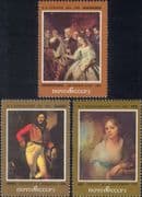Russia 1982 Artists/ Painters/ Art/ Painting/ Portraits/ Soldier 3v set (ru1172)