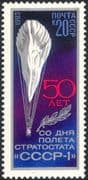 Russia 1983 Air Balloon Altitude Record/ Aviation/ Flight/ Aircraft 1v (n18202)