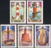 Russia 1983 Lighthouses/ Maritime Safety/ Transport/ Buildings/ Architecture 5v set (n11702)