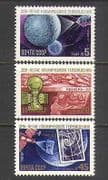 Russia 1984 Space / Satellite / Photo / Radio 3v set (n23889)