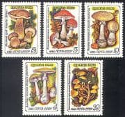 Russia 1986 Fungi / Plants / Nature 5v set ref:b1919