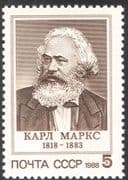Russia 1988 Karl Marx/ Politics/ People/ Politicians/ Government 1v (n42981)