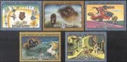 Russia 1988 Owl/ Horse/ Hedgehog/ Car/ Cinema/ Cartoon Films/ Animation 5v set (b4095)