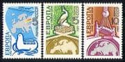Russia 1989  Birds/ Dove/ Storks/ Nature/ Animation/ Peace/ Maps  3v set  (n30271)
