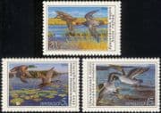 Russia 1990 Ducks/ Birds/ Nature/ Wildlife/ Conservation/ Mallards/ Pochard/ Goldeneye 3v set (n45039)