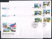 Russia 2007 Trains / Horses / Statues / Boats / Tourism / Transport 1v x 6 FDC's (n33447)