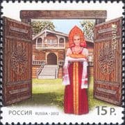 Russia 2012 Europa/ Tourism/ Costumes/ Buildings/ Carving/ Art/ Bread/ Food 1v (n46776)