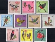 Rwanda 1972 Birds /Sunbirds/ Orioles/ Waxbills/ Nature/ Wildlife 10v set (n22231)