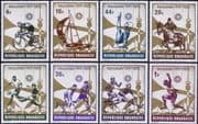 Rwanda 1972 Olympics/ Sports/ Olympic Games/ Cycling/ Football/ Soccer/ Sailing/ Bike 8v set n22222v