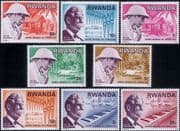 Rwanda 1976 Albert Schweitzer/ Medical/ Health/ Missionary/ Leprosy/ Music/ Organ 8v set (n22222m)