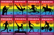 Rwanda 1976 Olympic Games/ Olympics/ Horse/ Football/ Soccer/ Shooting/ Diving/ Sports 8v set n22434