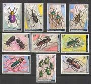 Rwanda 1978 Beetles / Insects 10v set (n22247)