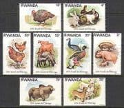 Rwanda 1978 Farm Animals / Birds / Pig / Goat 8v set (n21906)