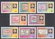 Rwanda 1979 R Hill / S-on-S / Animals / Boats 8v set (n22235)