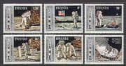 Rwanda 1980 Apollo 11 / Space / Moon / Rocket 6v set (n22222)