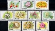 Rwanda 1981 Orchids/ Flowers/ / Nature/ Horticulture/ Flora 10v set (n22307)