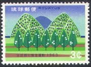Ryukyus 1963 Trees/ Nature/ Afforestation/ Conservation/ Environment 1v (n27596)
