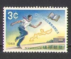 Ryukyus 1968  Library Week/ Books/ Literature/ Books/ Buildings  1v  (n25917)