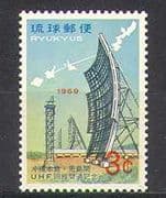 Ryukyus 1969 Radio Dish / Telecomms / Space / Communications / Broadcasting 1v (n24015)